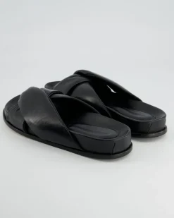 B412 Pantoletten in Schwarz