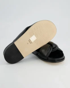 B412 Pantoletten in Schwarz