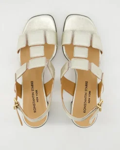 B604 Sandalen in Silber