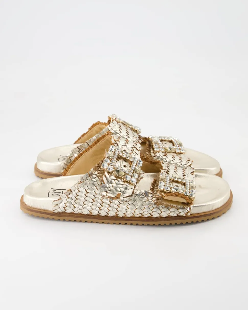 5476B27111B2 Pantoletten in Gold