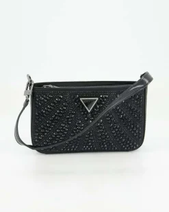 Beauvoir Mini Top Zip Shoulder Handtasche in Schwarz