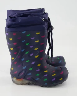 Blinking Hearts Gummistiefel in Blau