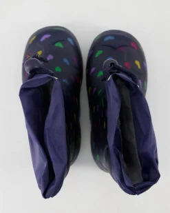 Blinking Hearts Gummistiefel in Blau