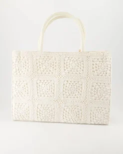 Book Tote Large Shopper in Beige