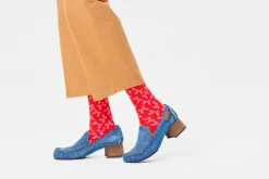 Bow Sock Socken in Mehrfarbig