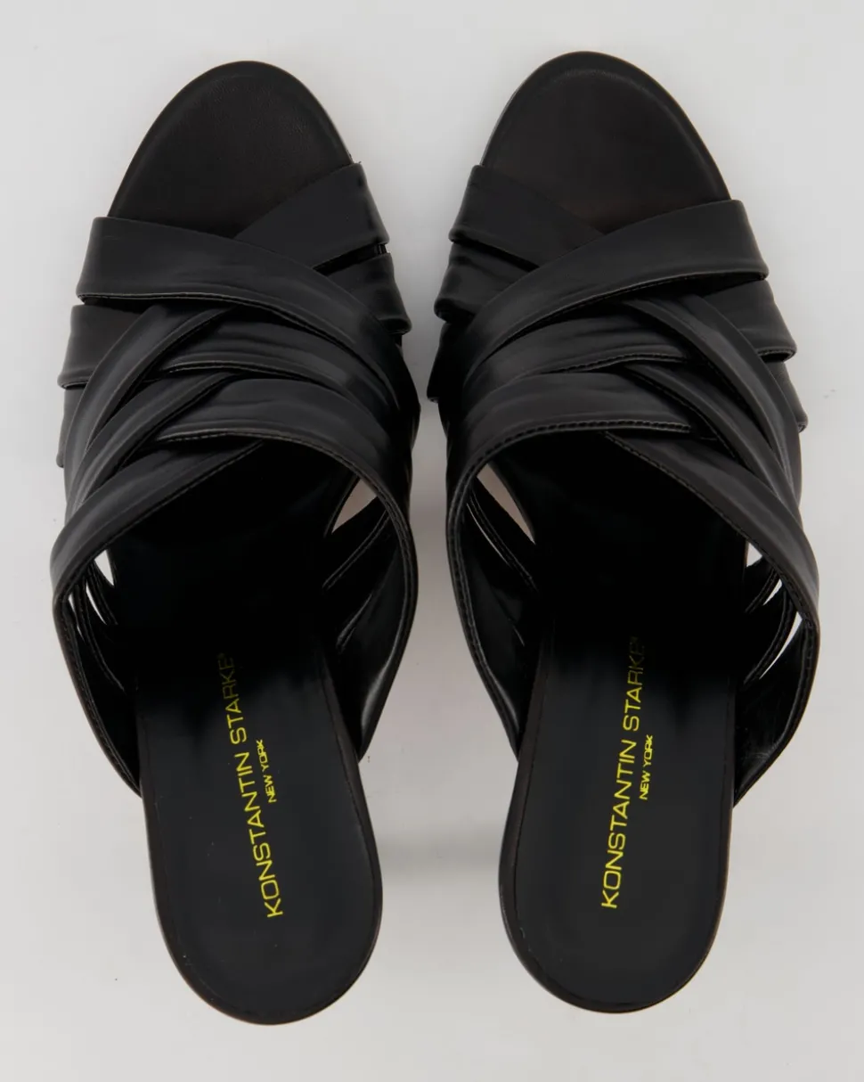 Camelie Pantoletten in Schwarz