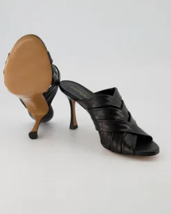 Camelie Pantoletten in Schwarz