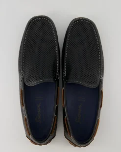 Carulio-706 Mokassins in Schwarz