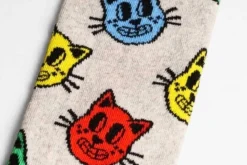 Cat Sock Socken in Mehrfarbig