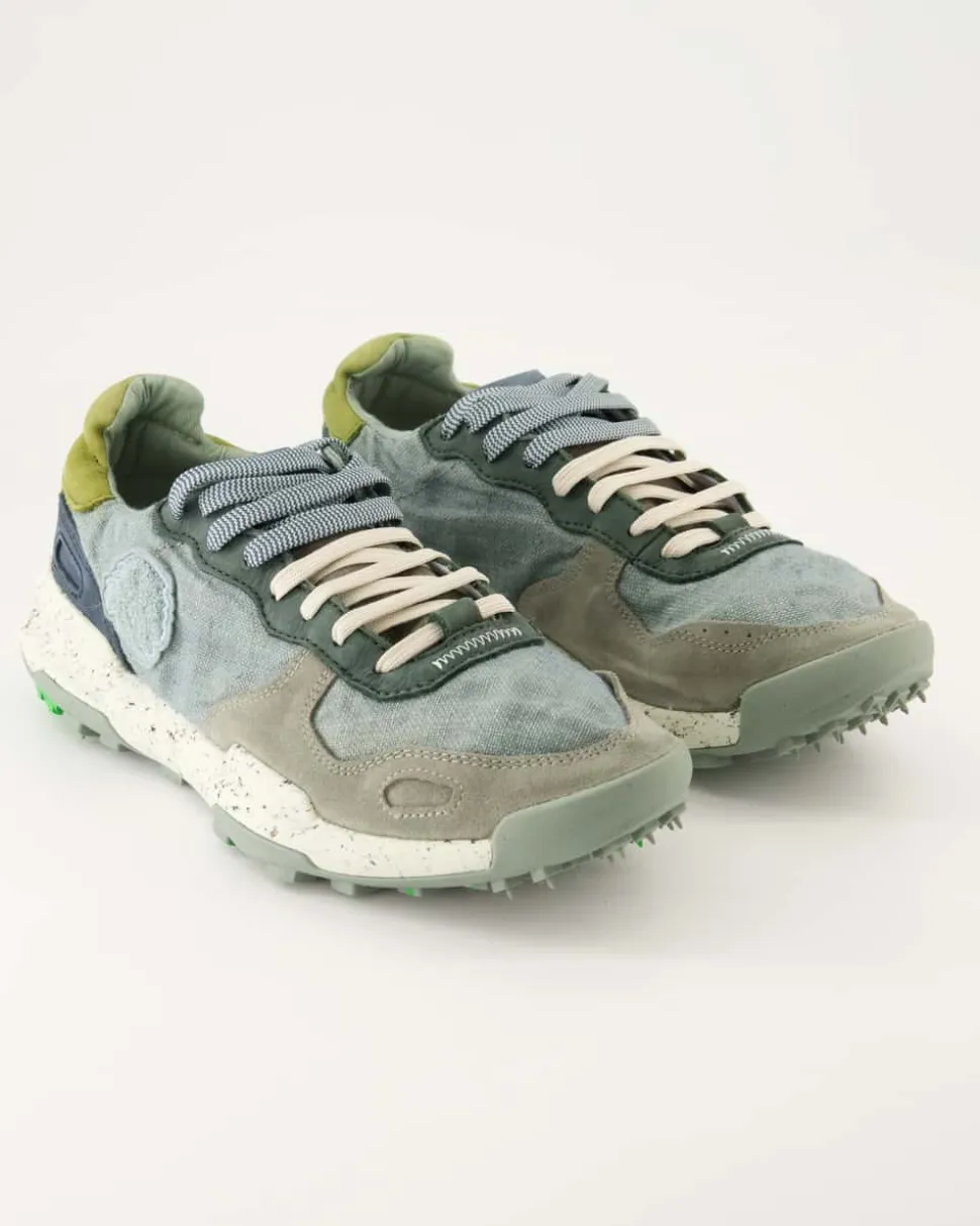 Chacrona Linen Sneaker in Blau