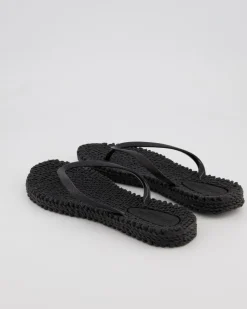 Cheerful 01 Pantoletten in Schwarz