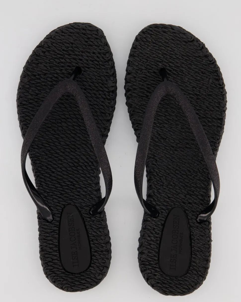 Cheerful 01 Pantoletten in Schwarz