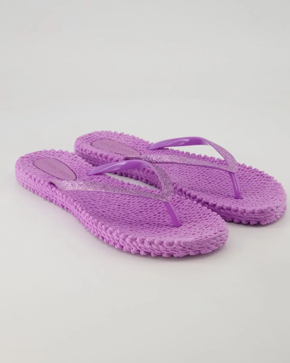 Cheerful 01 Pantoletten in Lila