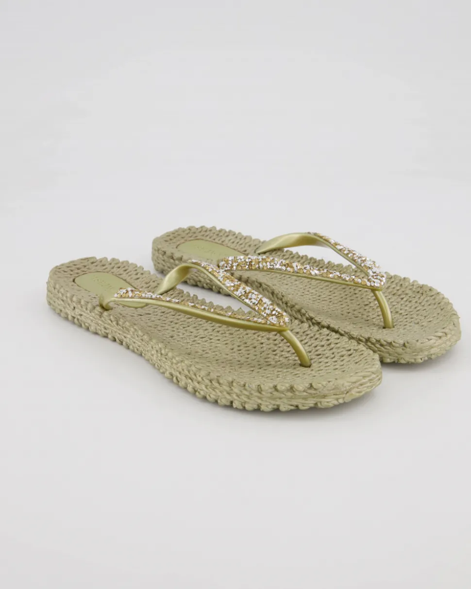 Cheerful03G Pantoletten in Gold