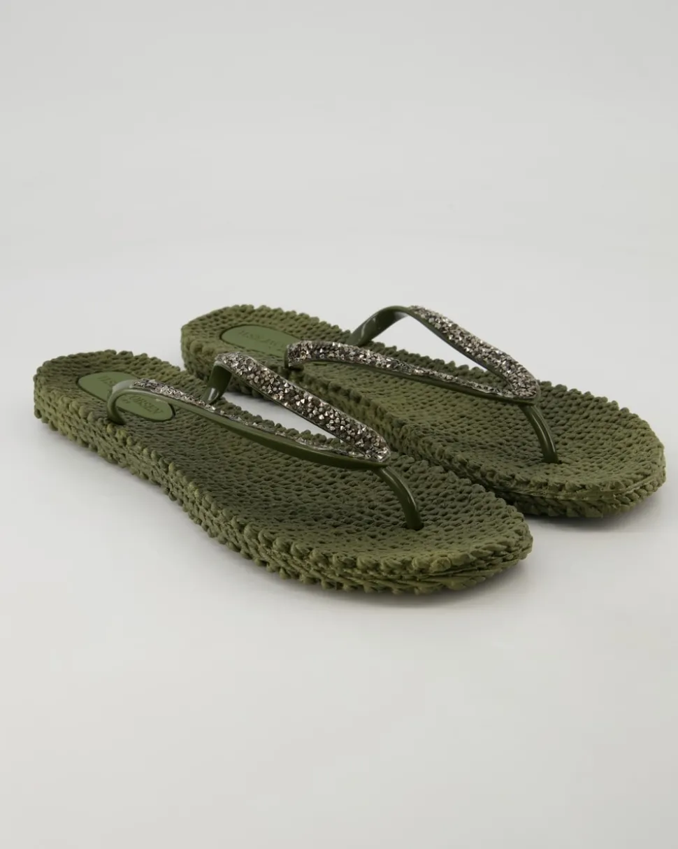 Cheerful03G Pantoletten in Grün