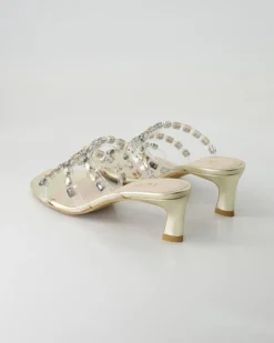 Chelisa Pantoletten in Gold