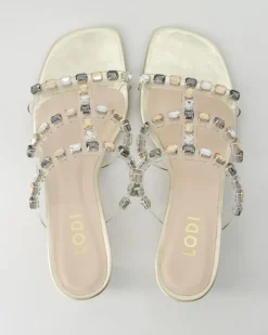 Chelisa Pantoletten in Gold