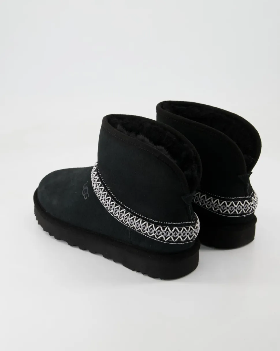 Classic Mini Crescent Winterschuhe in Schwarz