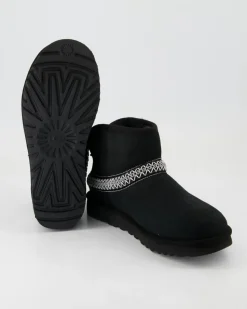 Classic Mini Crescent Winterschuhe in Schwarz