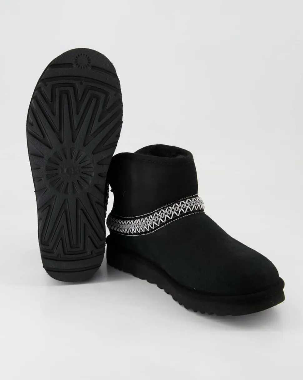 Classic Mini Crescent Winterschuhe in Schwarz