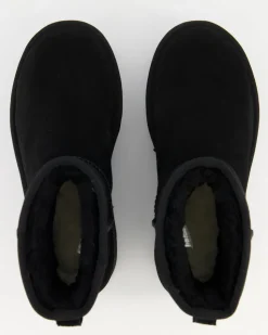 Classic Mini Platform Winterschuhe in Schwarz