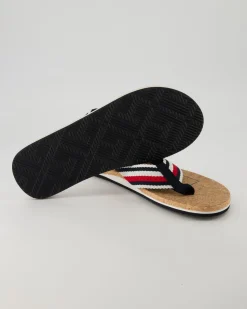 Cork Beach Sandal Zehentrenner in Blau