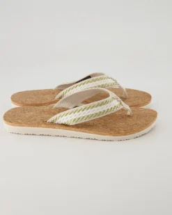 Cork Sandal Zehentrenner in Beige