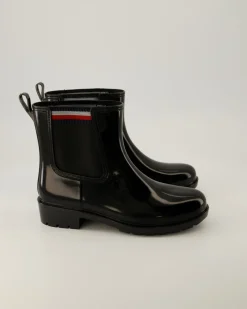 Corporate Elastic Rainboot Stiefeletten in Schwarz