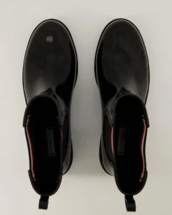 Corporate Elastic Rainboot Stiefeletten in Schwarz