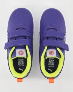 Courtflex V3 Poised 2 Race V Sneaker in Blau