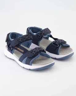 Criss Cross Sandalen in Blau