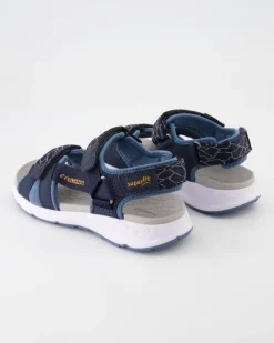 Criss Cross Sandalen in Blau