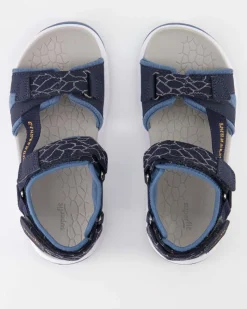 Criss Cross Sandalen in Blau
