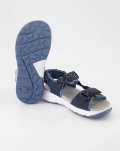 Criss Cross Sandalen in Blau