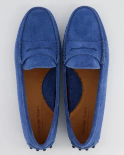 D0040002/005 Mokassins in Blau
