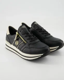 D1327-03 Sneaker in Schwarz