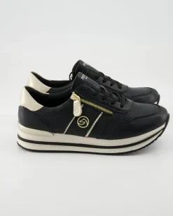 D1327-03 Sneaker in Schwarz