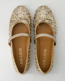 DI5467 Ballerinas in Gold