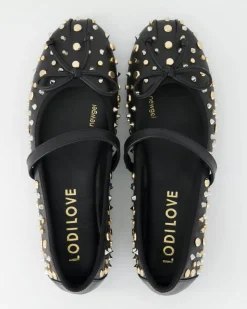 DI5467 Ballerinas in Schwarz