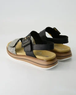 D1J53-02 Sandalen in Schwarz