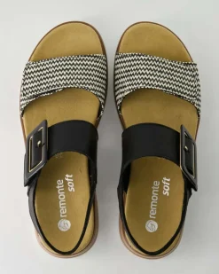 D1J53-02 Sandalen in Schwarz