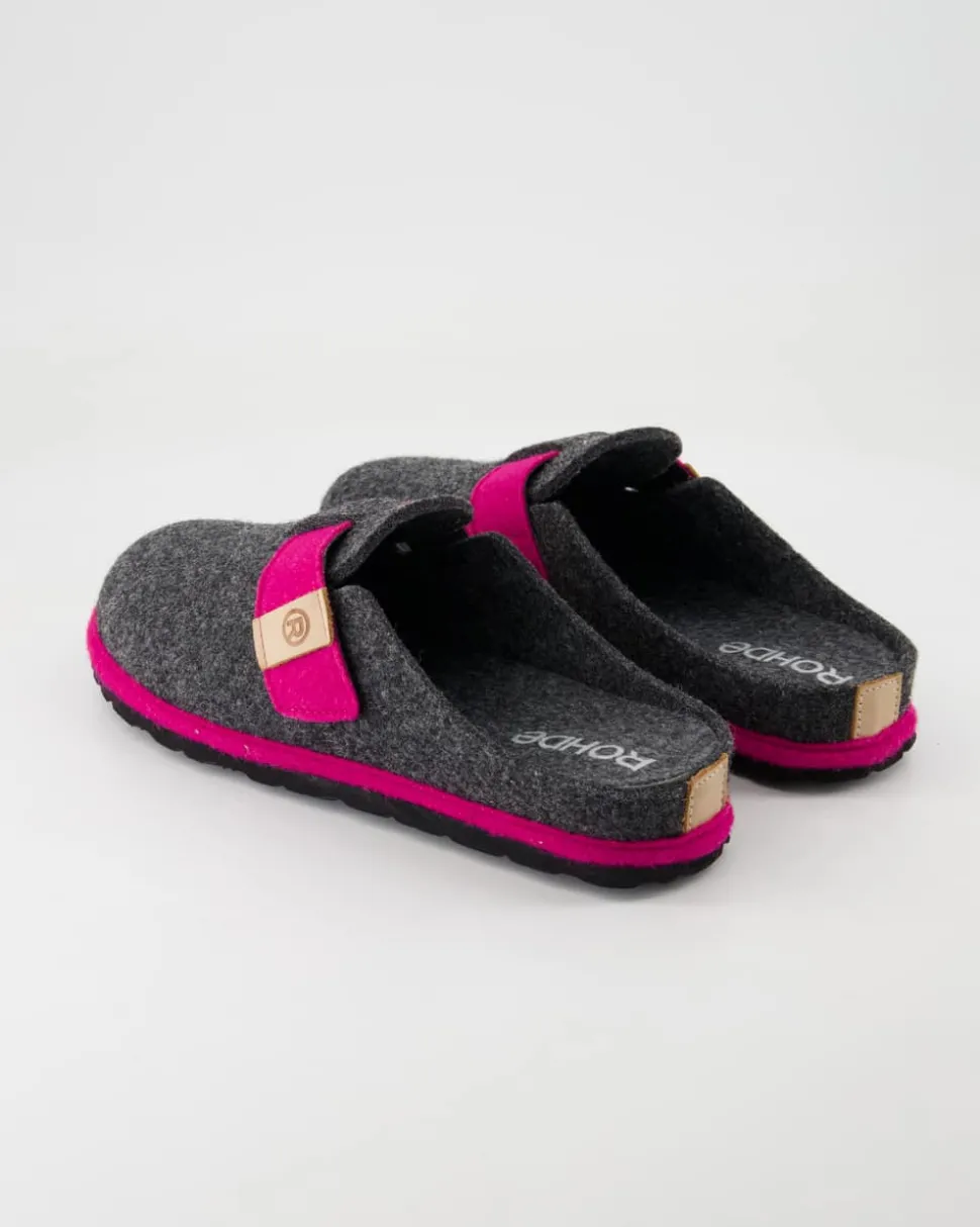 D.Meran Hausschuhe in Grau