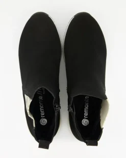 D0T75-03 Stiefeletten in Schwarz