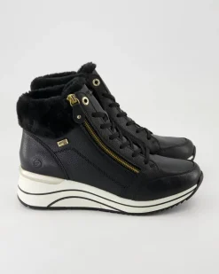 D0T77-02 Stiefeletten in Schwarz