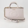 Eco Mietta Flap Handtasche in Beige