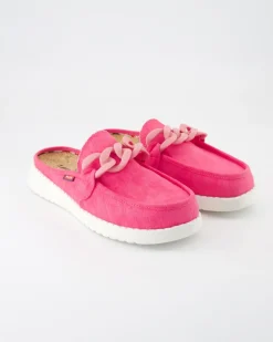 Ella washed Pantoletten in Pink