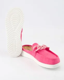 Ella washed Pantoletten in Pink