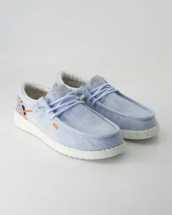 Emma Fine Slipper in Blau