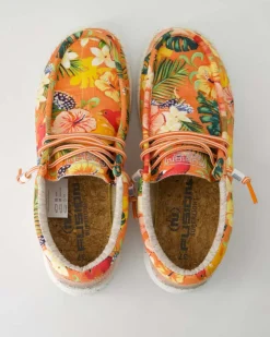 Emma jungle Slipper in Orange