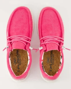 Emma Washed Slipper in Pink